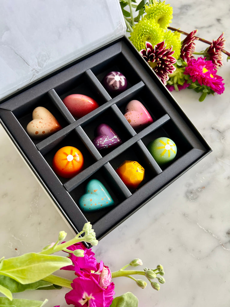 9 Piece Mother's Day collection - Marble & Steel Craft Chocolates